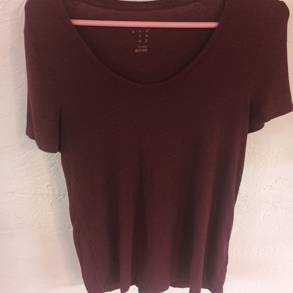 a New Day Women's Burgundy Top - Picture 1 of 5